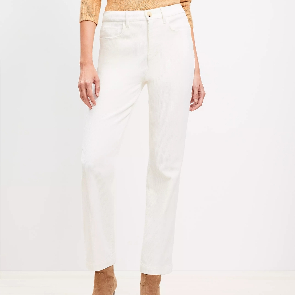 Loft Straight Courdoroy Pants